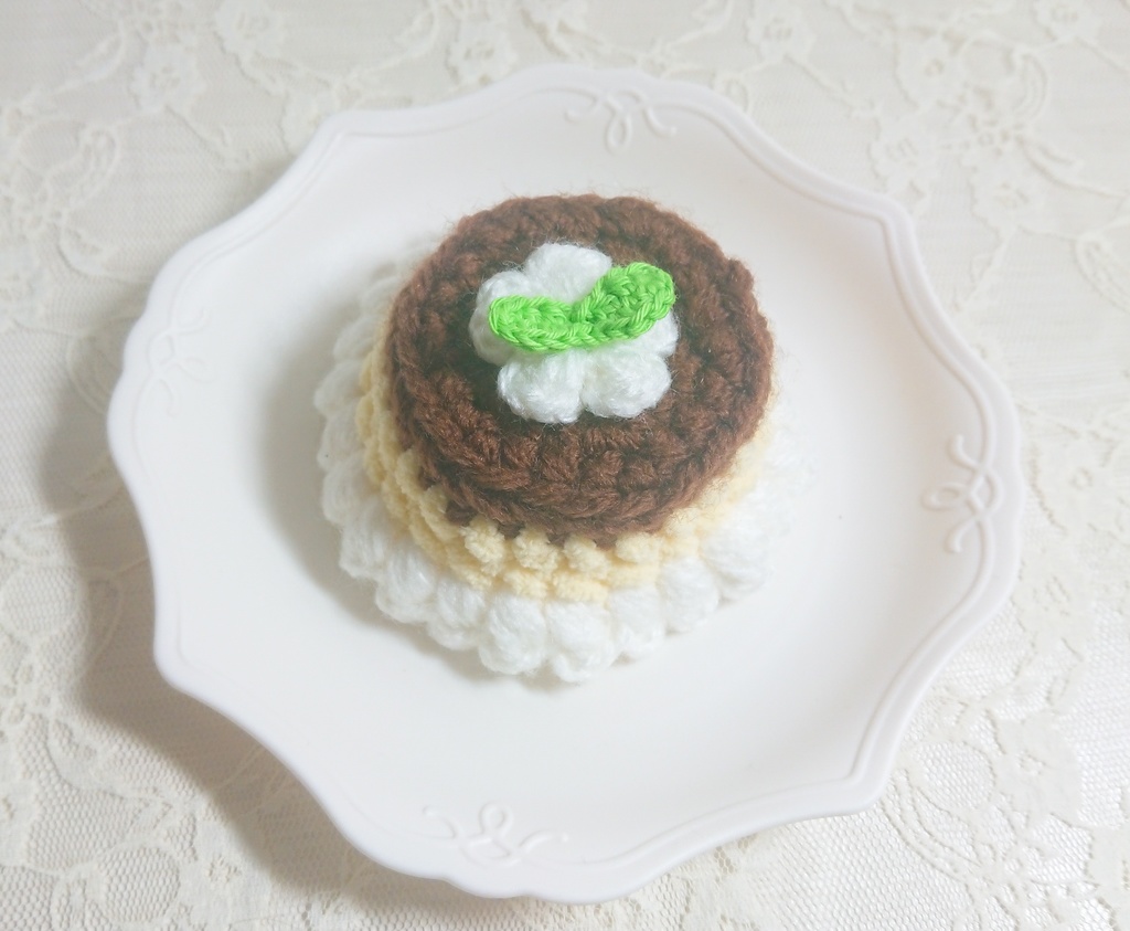 【10cm〜12cm】プリン帽子🍮🥄