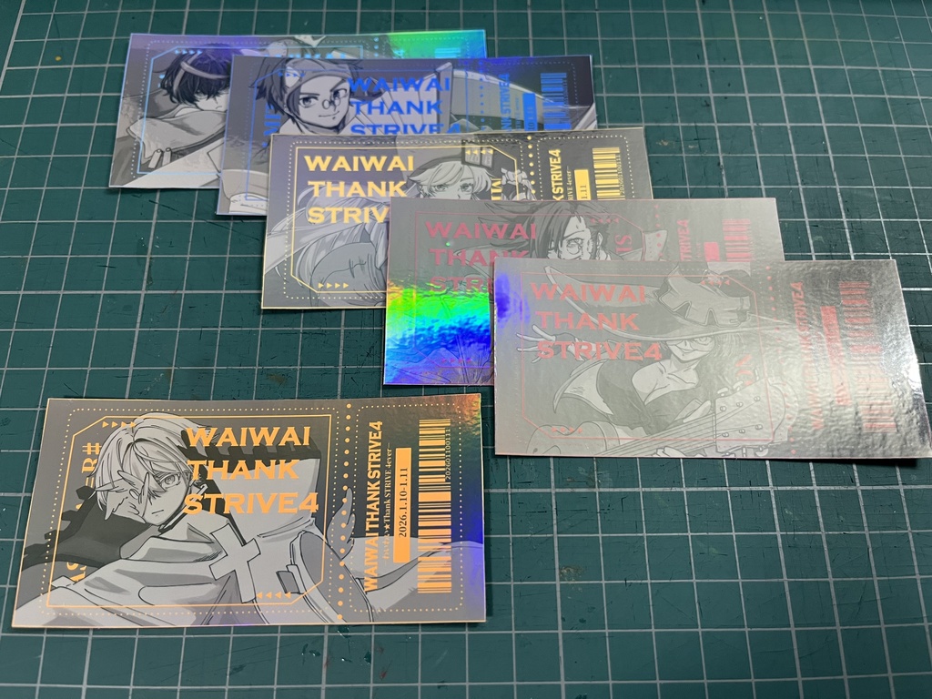 わいスト参戦チケット風シール