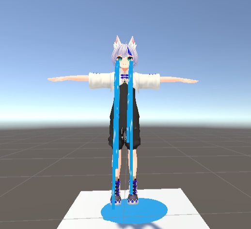 【VRChat想定】quest対応!アニメ、漫画みたいな滝涙パーティクル6選【号泣】