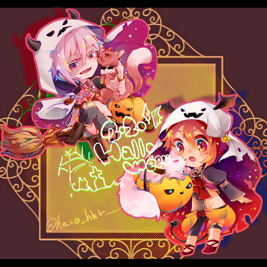 2020Halloween双子アクキー
