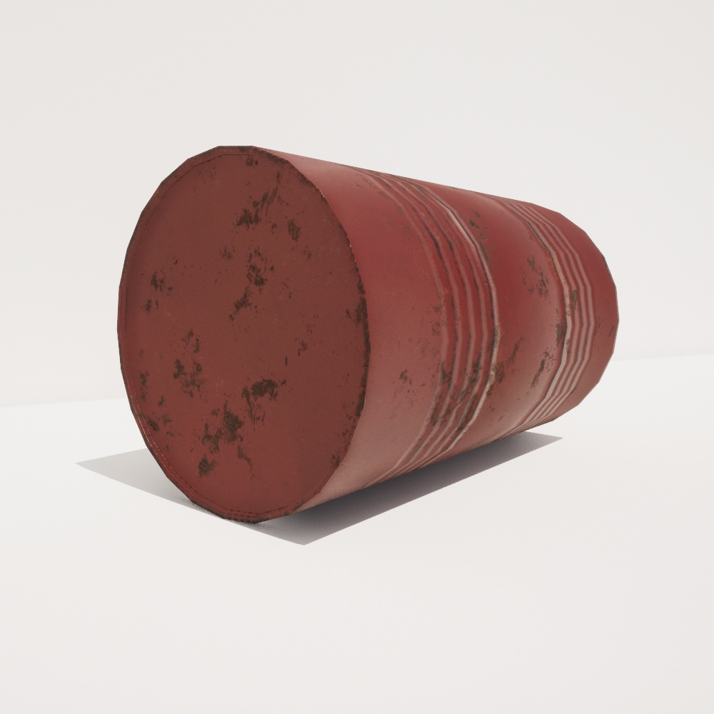 【3Dモデル】ドラム缶5種