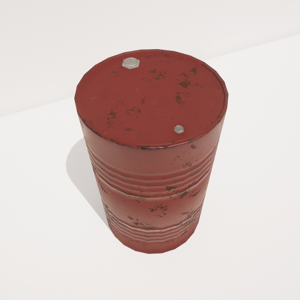 【3Dモデル】ドラム缶5種