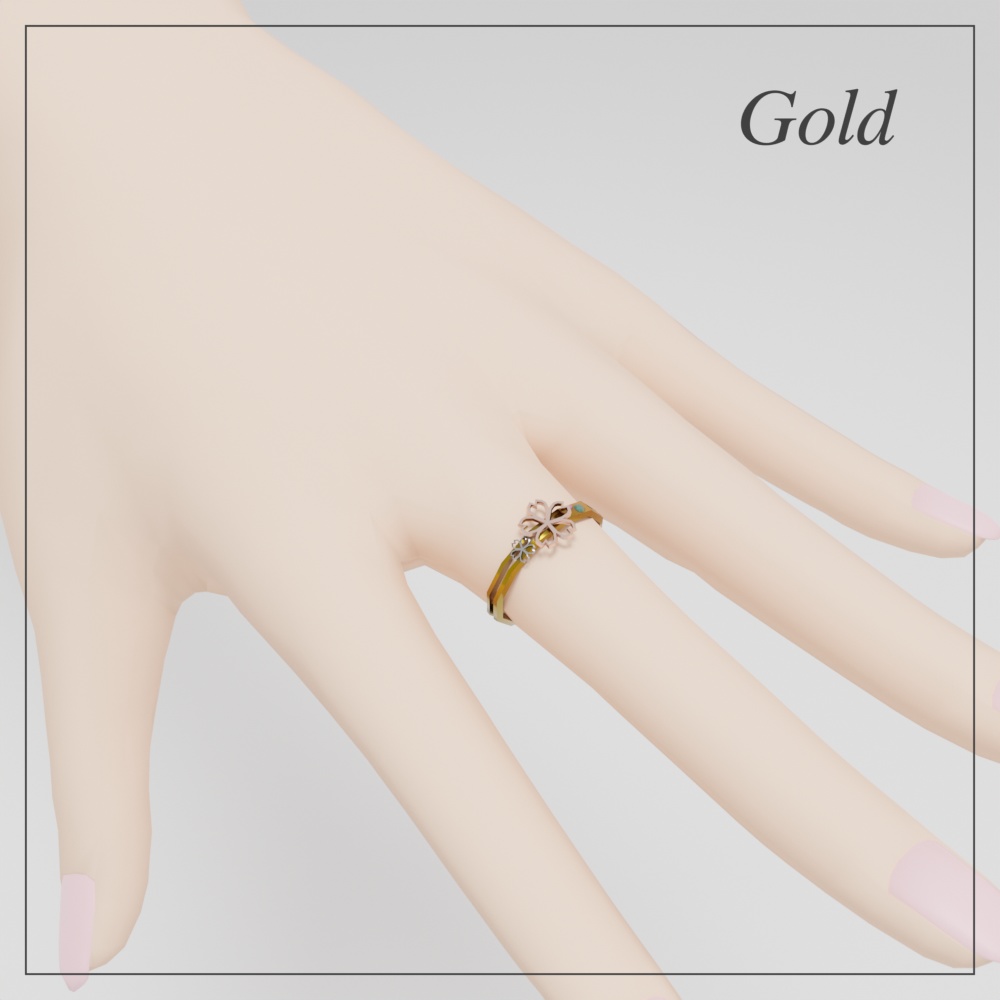 【VRChat用】桜のリング