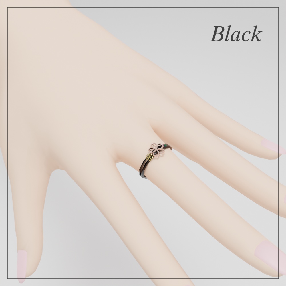 【VRChat用】桜のリング