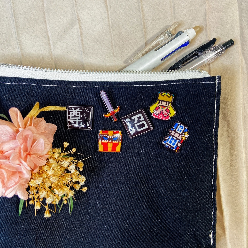 【ドット絵ピンバッチ】剣