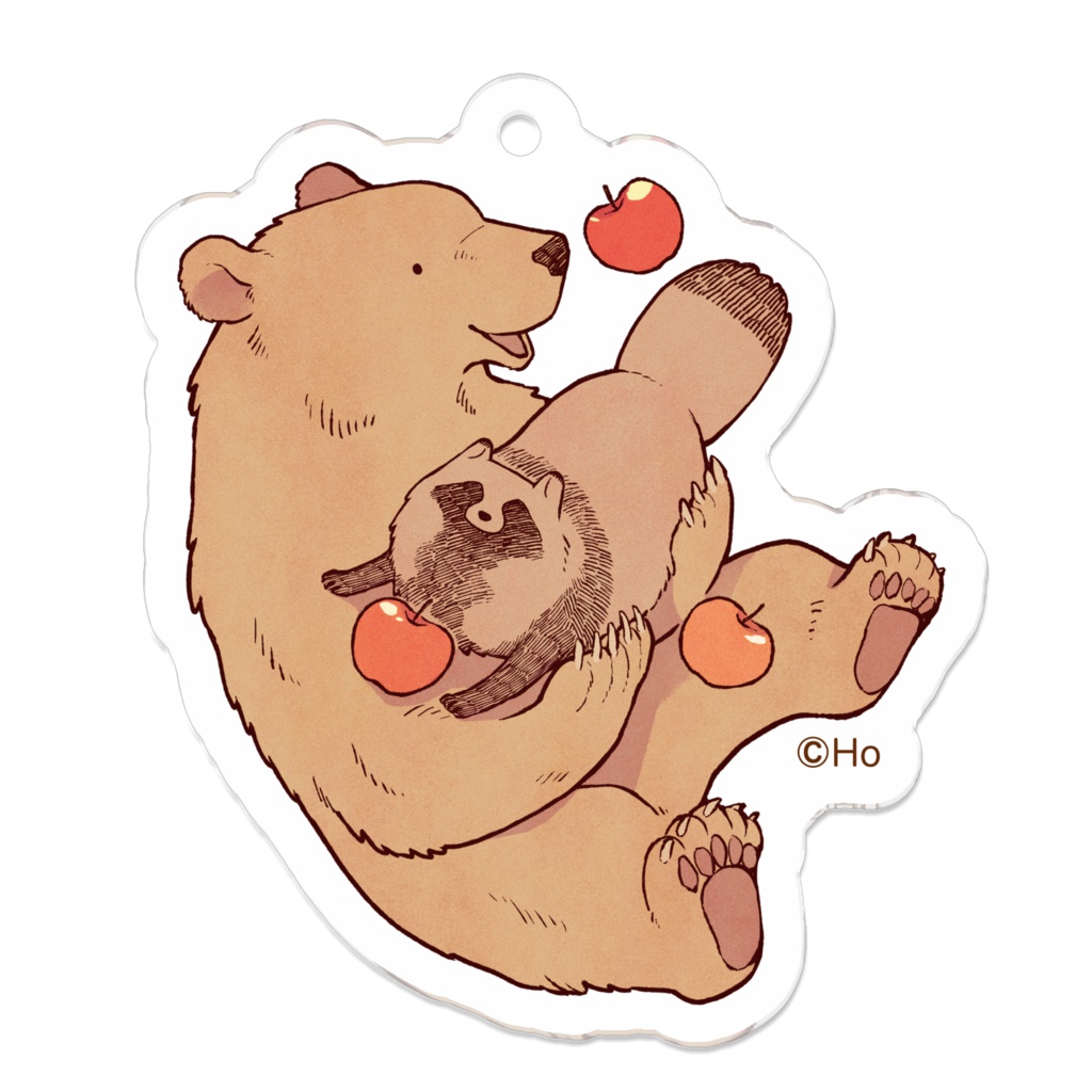 【受注生産】クマたぬアクリルキーホルダー【8/6まで】