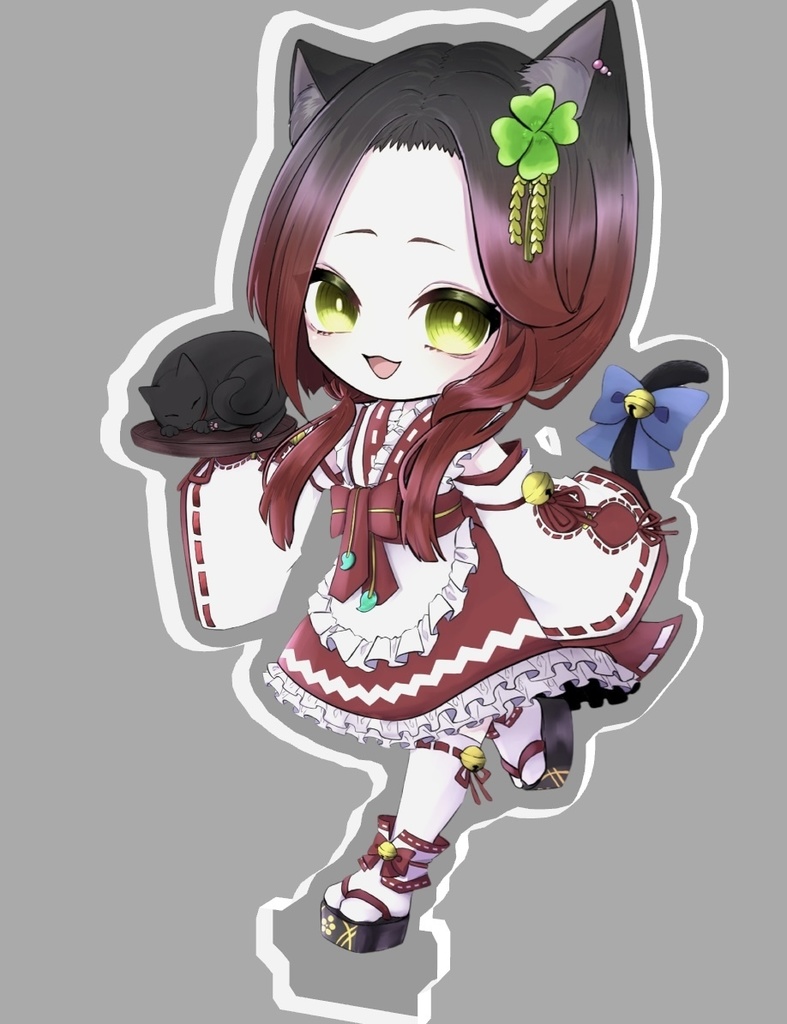あずき アクスタ(専用台座付き) 47mm×75mm