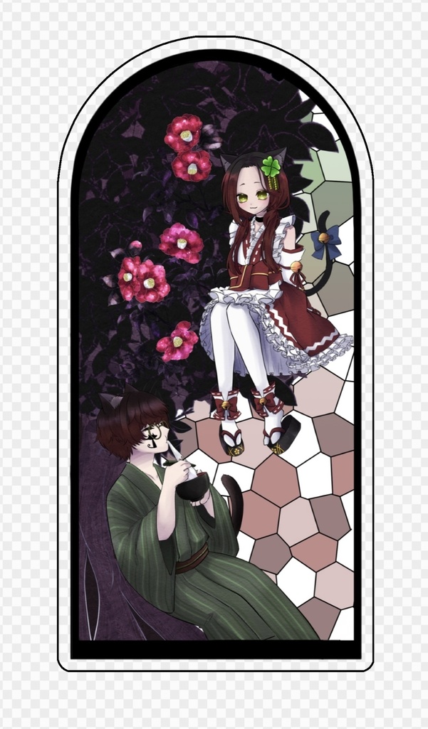 おしるこ アクリルブロック 47mm×75mm