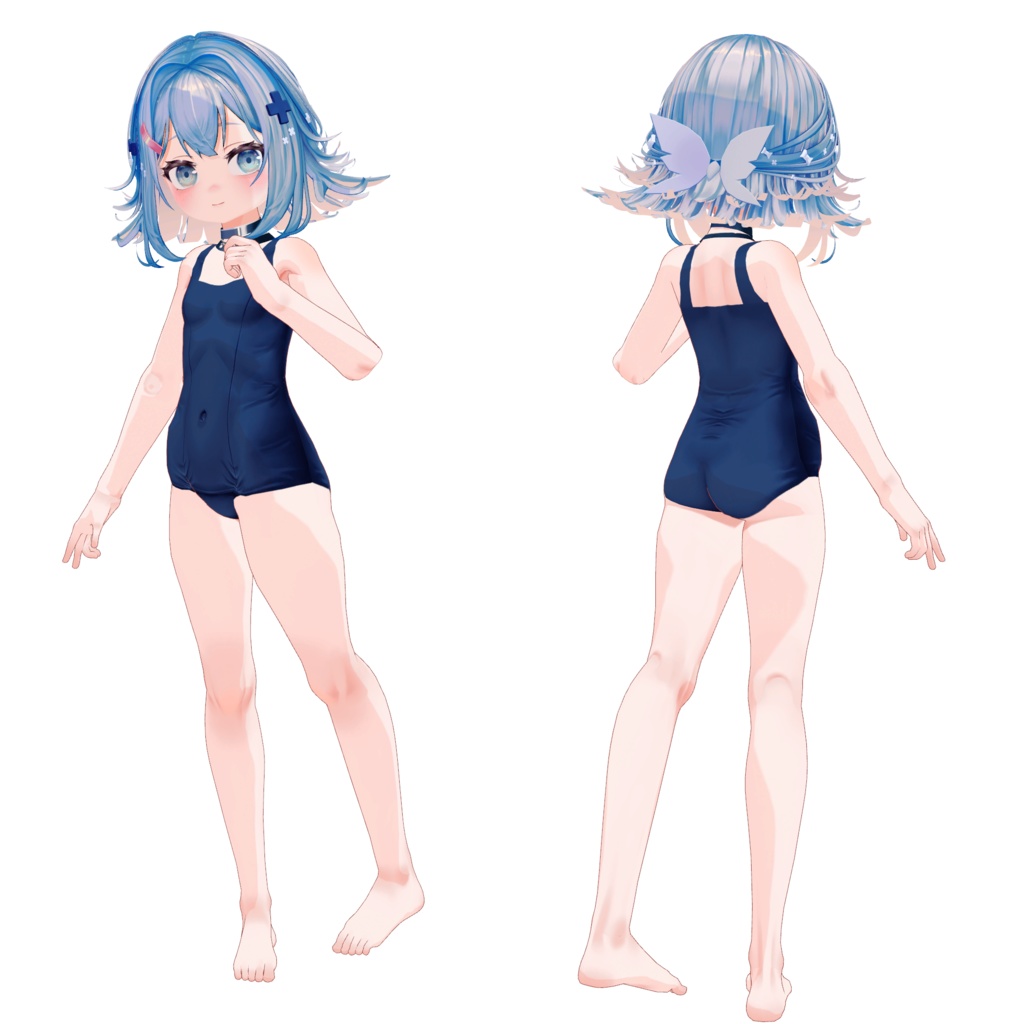 オリジナル3Dモデル「にゃにゃし」「RINNE素体S」