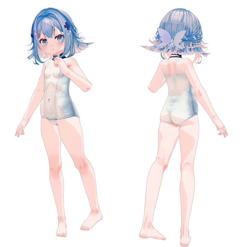 オリジナル3Dモデル「にゃにゃし」「RINNE素体S」