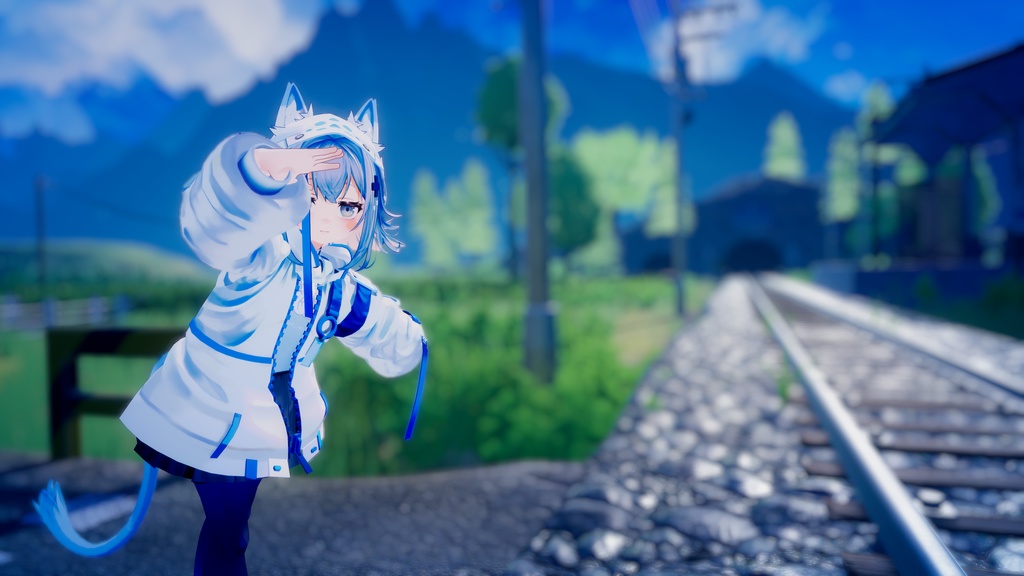 オリジナル3Dモデル「にゃにゃし」「RINNE素体S」