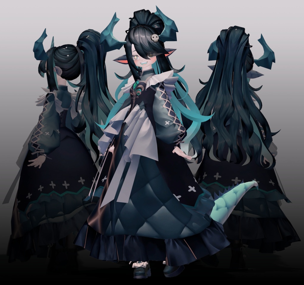 オリジナル3Dモデル「バジリスク」「RINNE素体S」