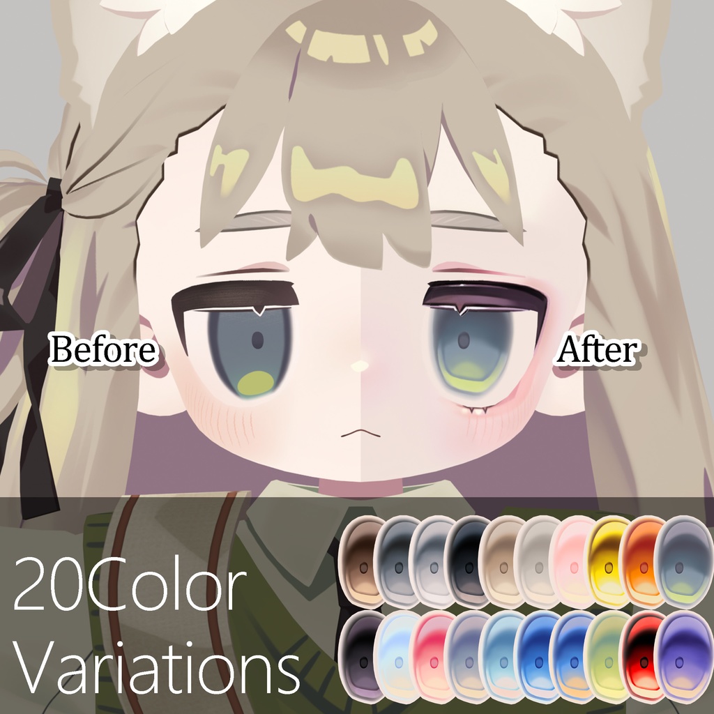 【地雷キプフェル】Facetexture&Eyetexture