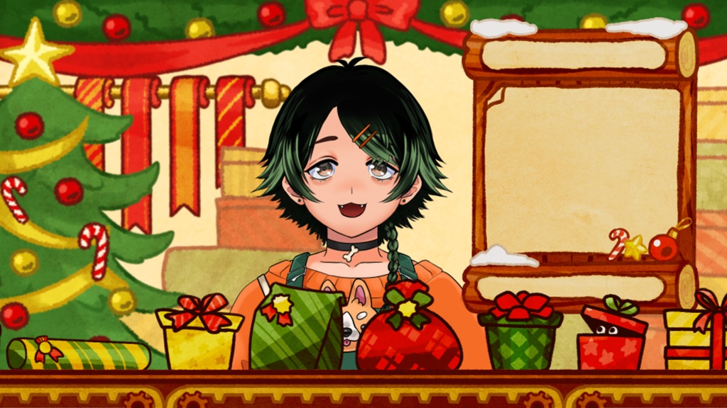 【プレゼントが流れる!】プレゼント工場【動く配信用素材】