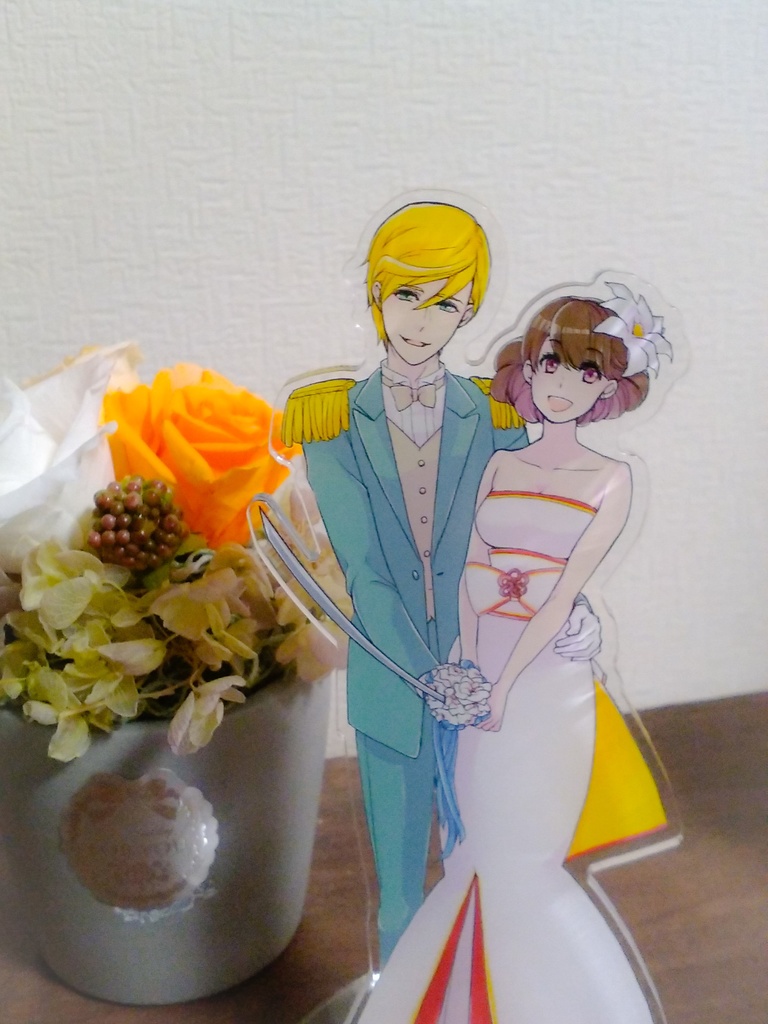 婚活魔女っ娘こまこちゃん【披露宴】アクリルフィギュア(16㎝)