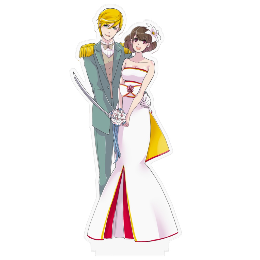 婚活魔女っ娘こまこちゃん【披露宴】アクリルフィギュア(16㎝)