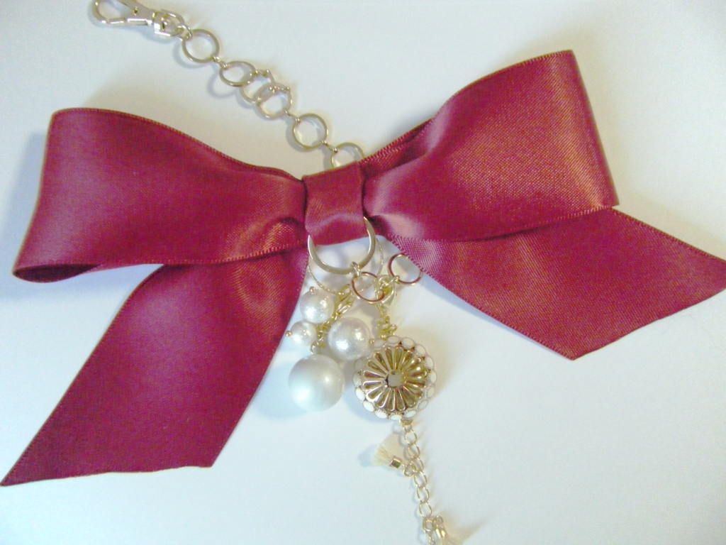 婚活魔女っ娘こまこちゃん【リボンバッグチャーム(レッド)】