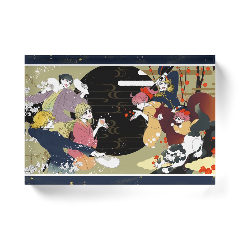 【キクサクミチル】【婚活魔女っ娘こまこちゃん】コラボアクリルブロック!