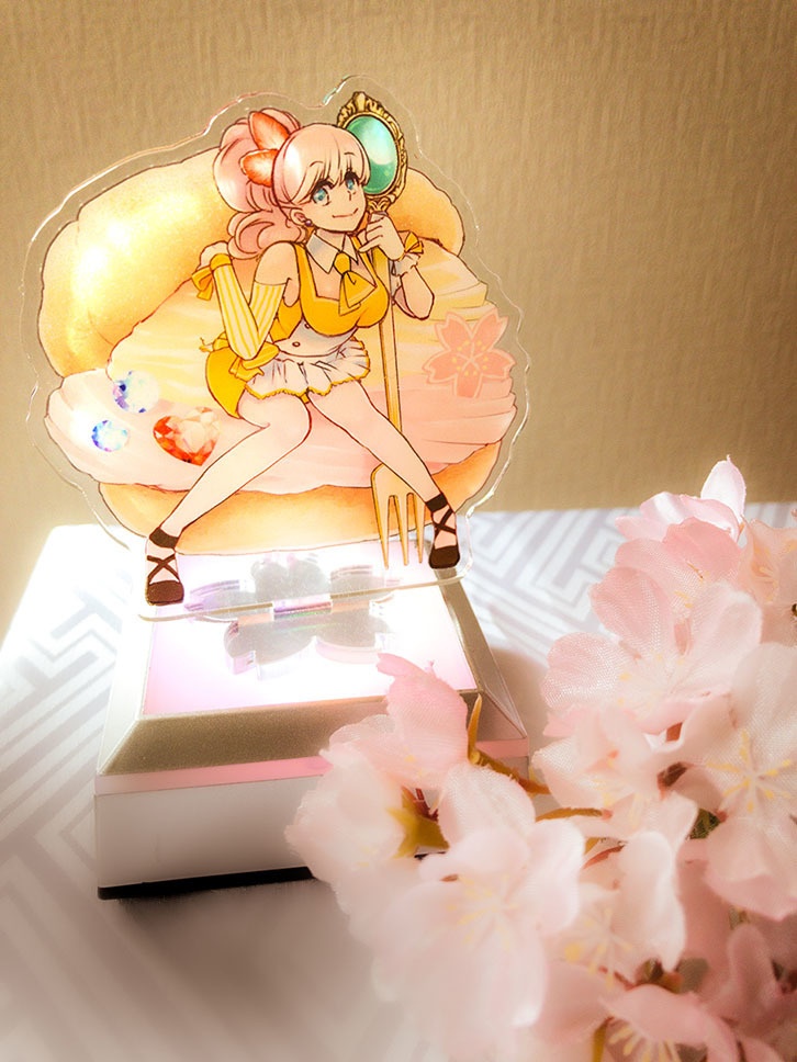 まこさんスイーツ♪アクリルフィギュア【婚活魔女っ娘こまこちゃん】