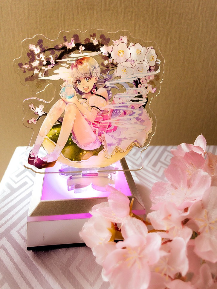 みちるちゃん桜盆栽△アクリルフィギュア【キクサクミチル】