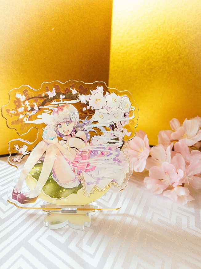 みちるちゃん桜盆栽△アクリルフィギュア【キクサクミチル】