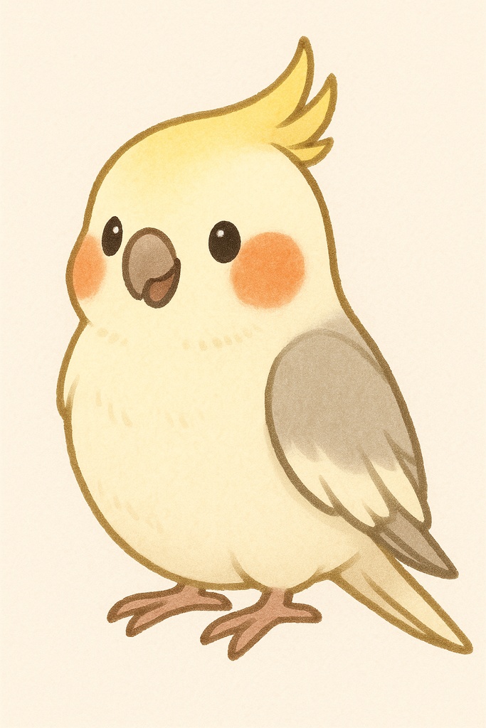 ふんわり可愛い♪オカメインコ