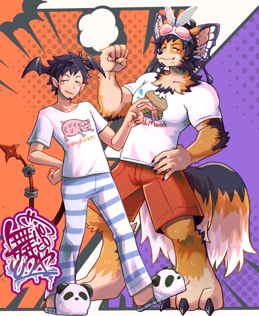 【再販&サイズ追加!】舞パピとうやキービジュアルアクリルキーホルダー