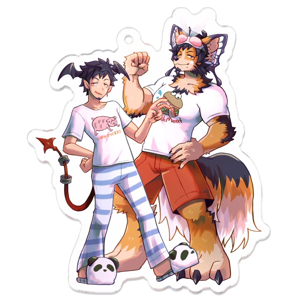 【再販&サイズ追加!】舞パピとうやキービジュアルアクリルキーホルダー