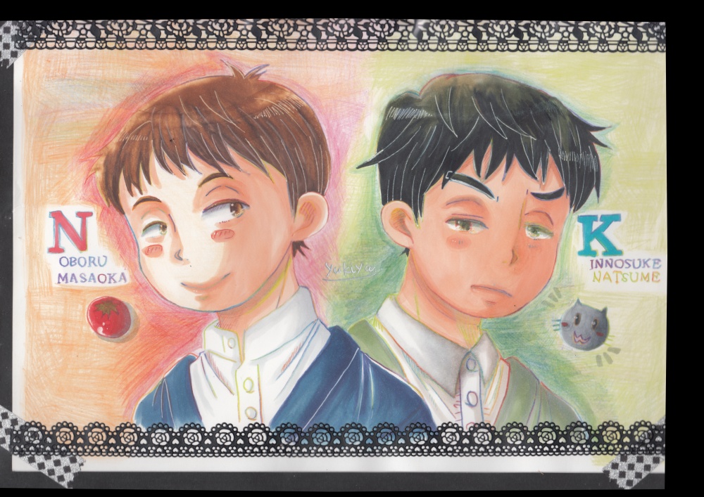 きよしとまーこのイラストの本(明治の俳人と平成の女子高生のイラストの本)