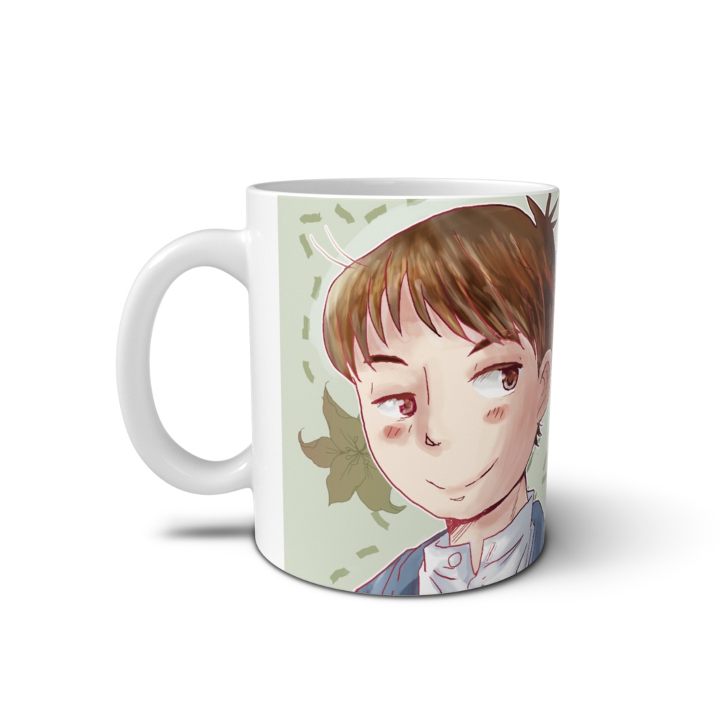 のぼさんと金之助さんのマグカップ