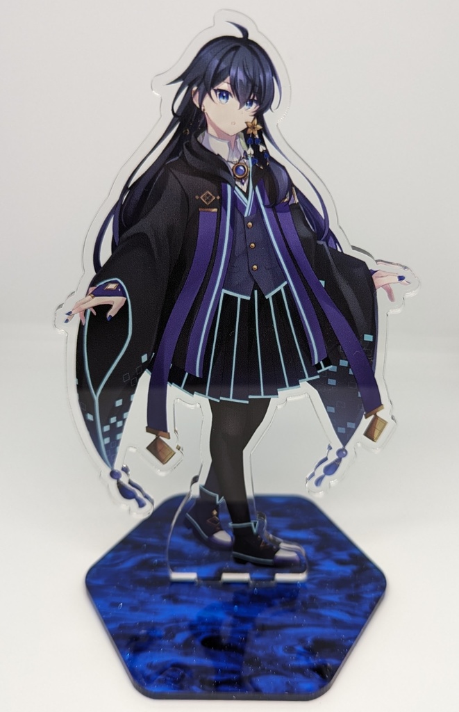 【オリジナル】九条飛夜莉 キービジュアルグッズセット(アクスタ+チェキ風カード+α)