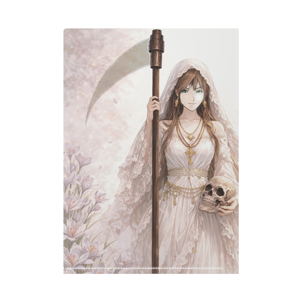 クリアファイル　サンタムエルテ（ホワイト）　