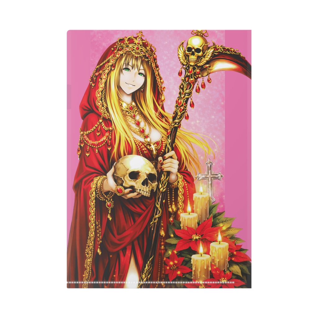 クリアファイル　サンタムエルテ（レッド）