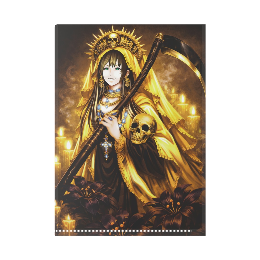 クリアファイル　サンタムエルテ（イエロー）