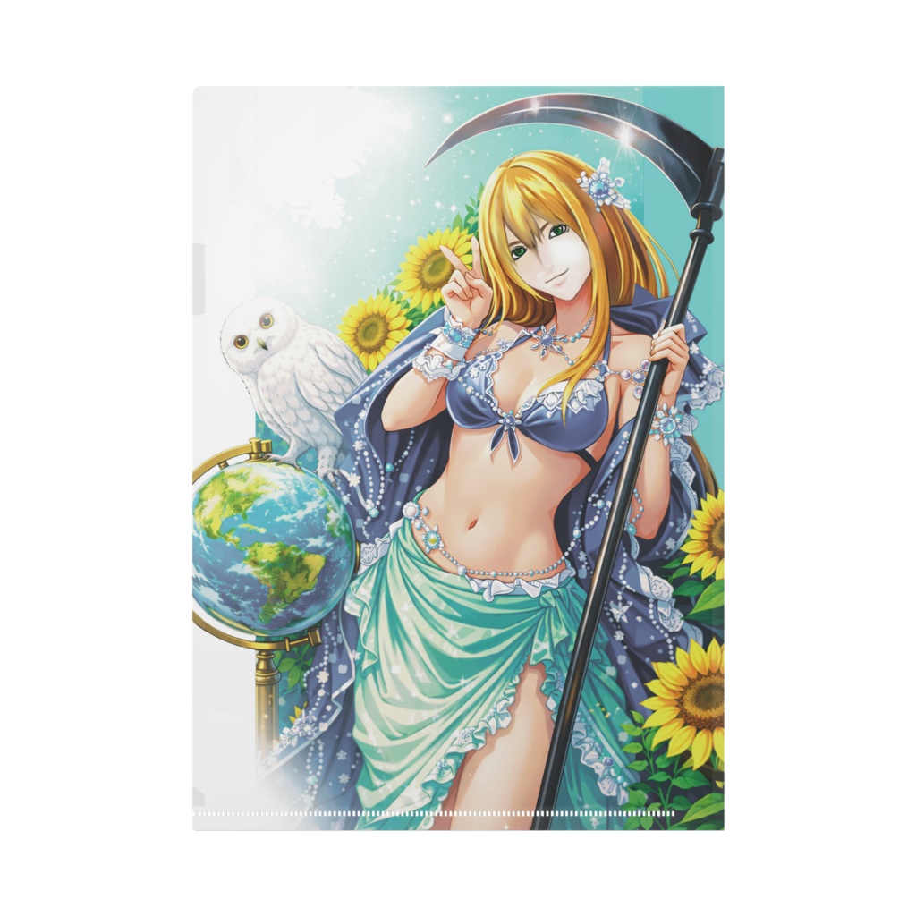 クリアファイル　サンタムエルテ（ブルー）