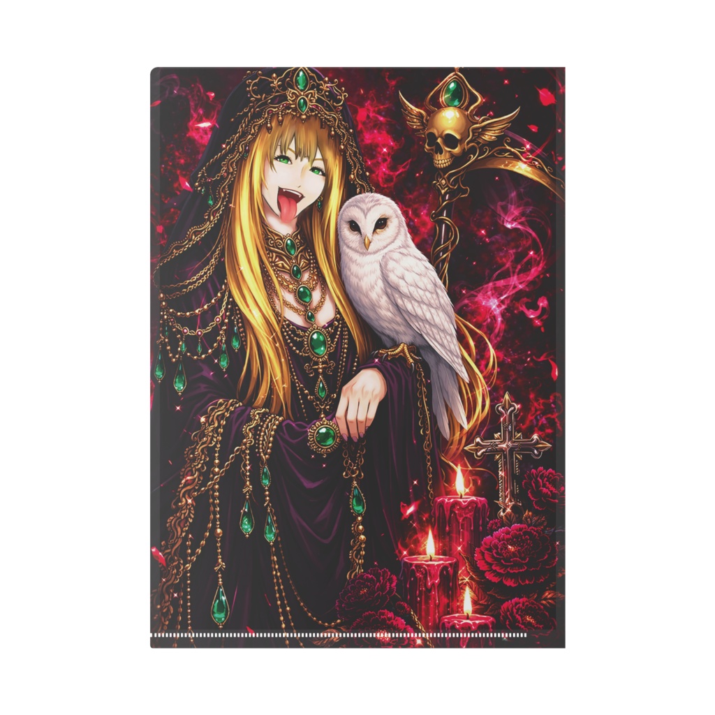 クリアファイル　サンタムエルテ（ヴァイオレット）