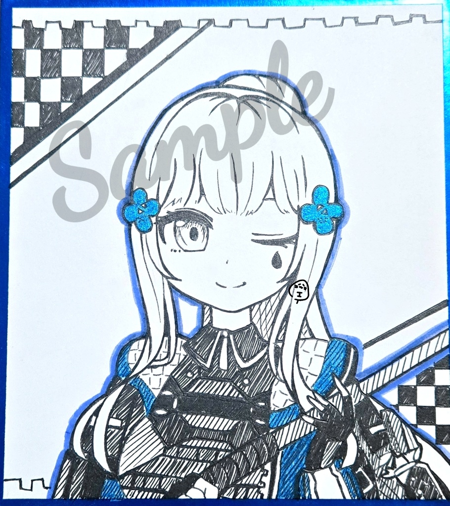 【ドールズフロントライン2/少女前線2】クルカイ　流星の煌めき　ミニ色紙