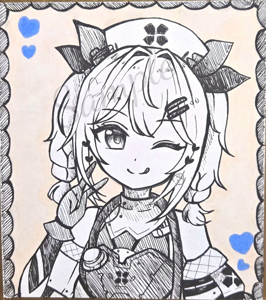 【ドールズフロントライン2/少女前線2】コルフェン　秘めた思い　ミニ色紙