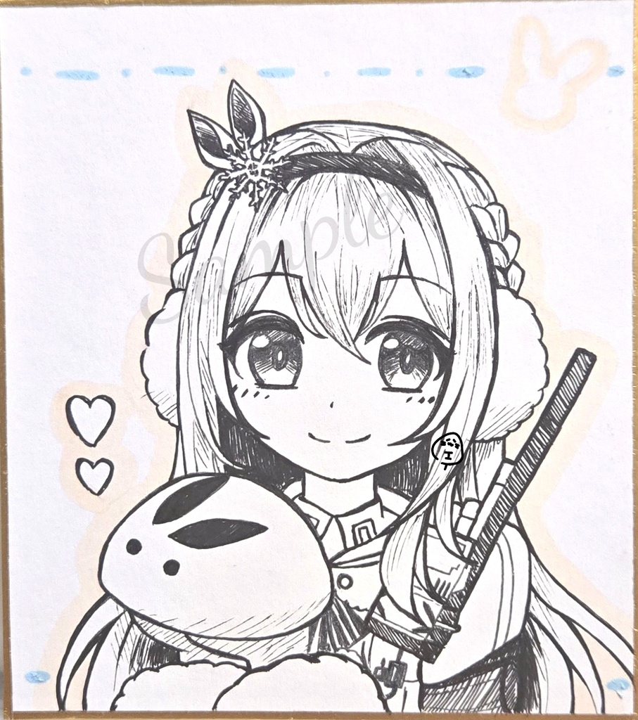 【ドールズフロントライン2/少女前線2】スオミ　ミニ色紙