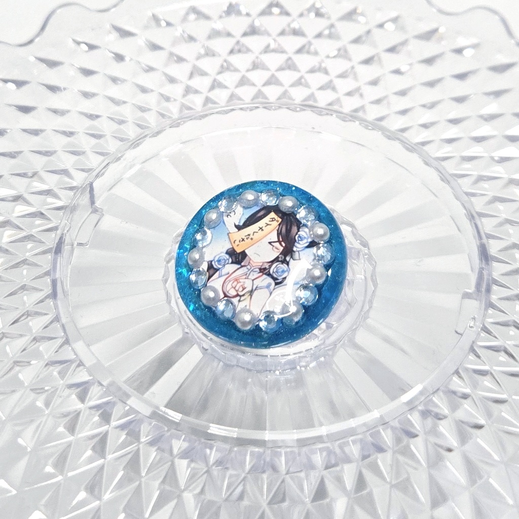 [ドールズフロントライン/少女前線] 劉氏歩槍(「枝垂れ夢見る狐の影」スキンver.)　ミニバッジ