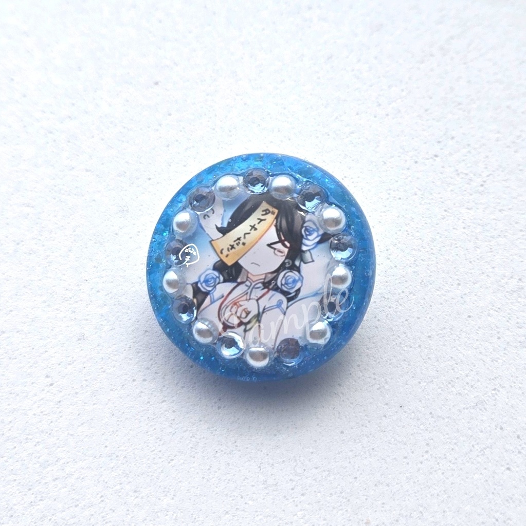 [ドールズフロントライン/少女前線] 劉氏歩槍(「枝垂れ夢見る狐の影」スキンver.)　ミニバッジ