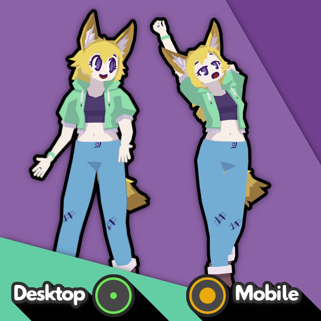 Cassette Fox [PC / Mobile Avatar] (v1.0) - cubee - 2/4