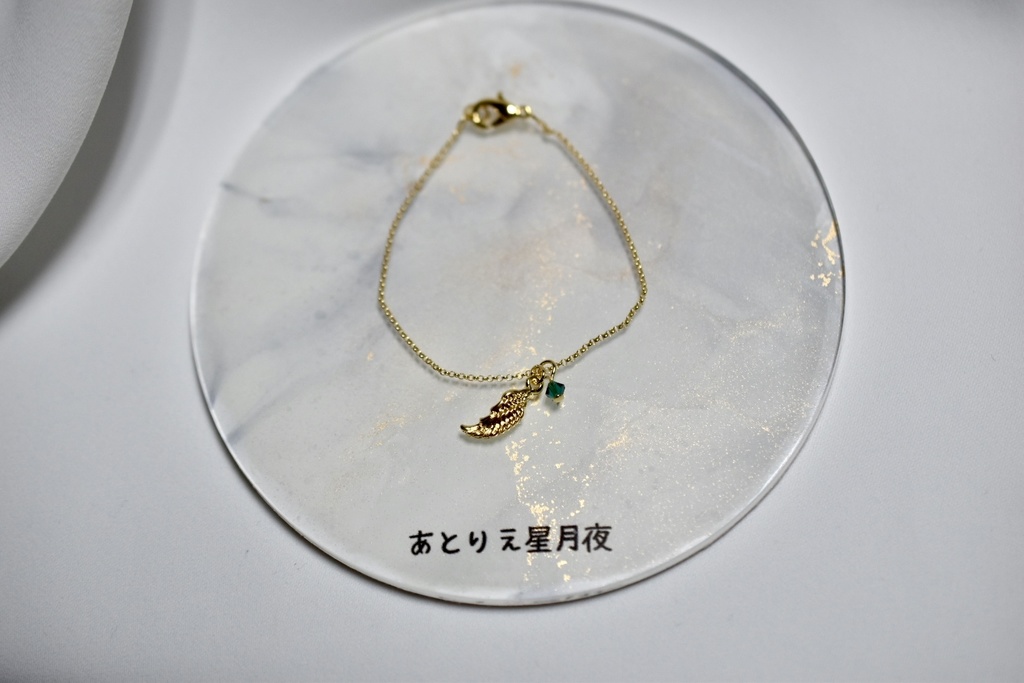 【お客様オーダー例】小さな翼のペアアクセサリー