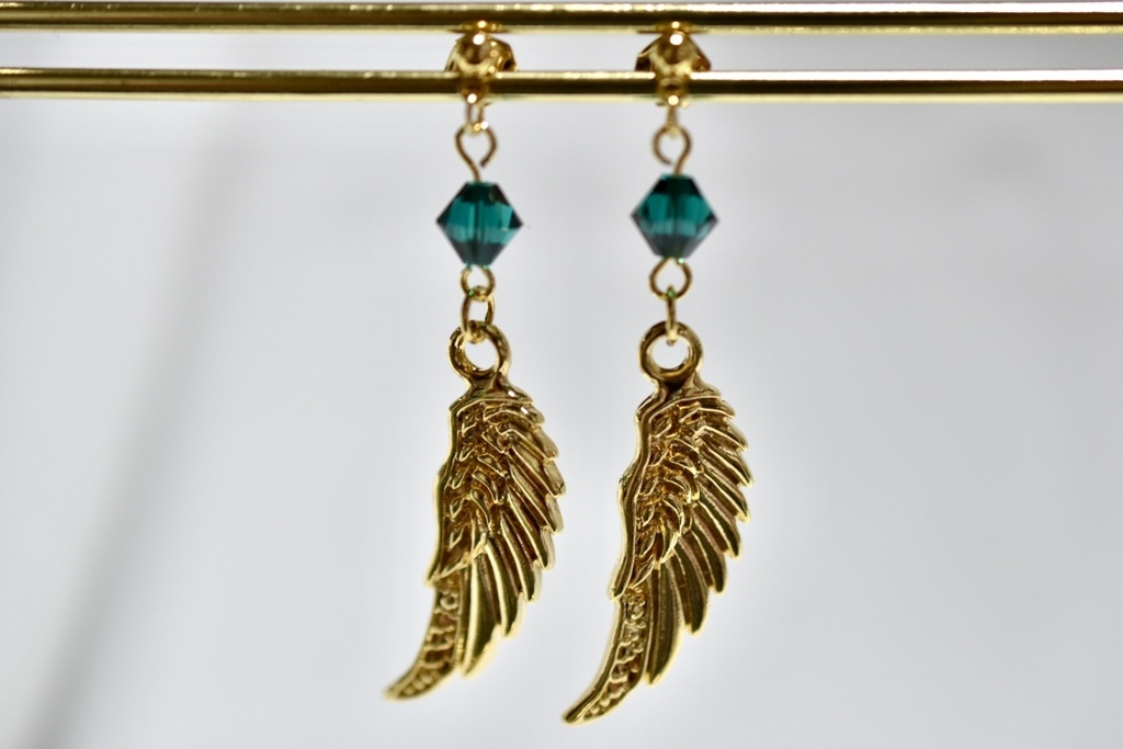【お客様オーダー例】小さな翼のペアアクセサリー