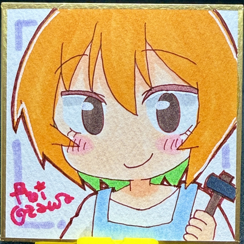 【ガタケット182新作】DIY豆色紙(76mm×76mm)