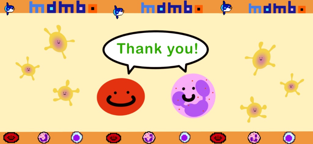 Thank you 三血球 テープ