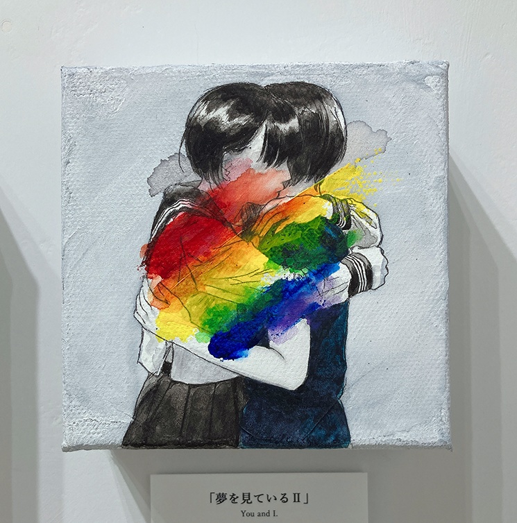 原画作品「夢を見ている Ⅱ」