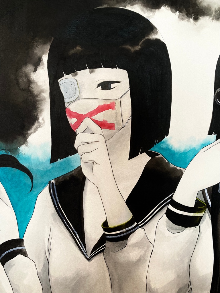2008年原画作品「拒絶」