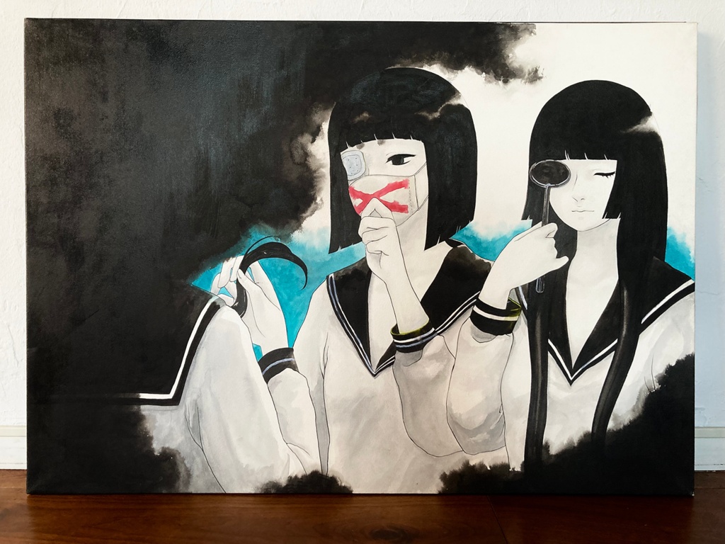 2008年原画作品「拒絶」