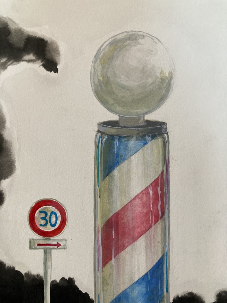 2008年原画作品「沈黙の没日」